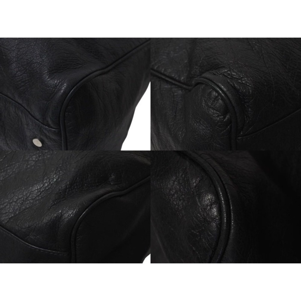 BALENCIAGA Classic Weekender Bag Black Lambskin - Picture 6 of 9